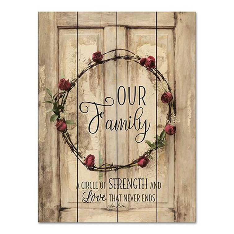 The Holiday Aisle® Our Family Plaque Wall Decor Wayfair.ca